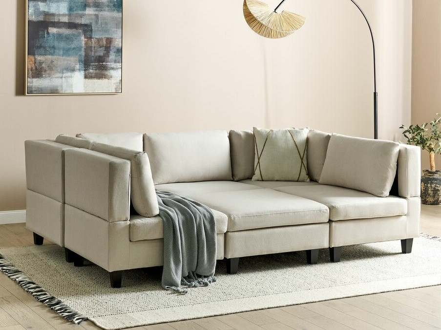 Einingahornsófi Elbmeli 104 (Beige)