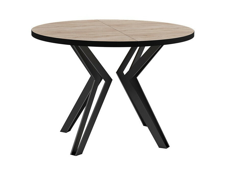 Borð Oswego 111 (Sonoma-eik + Svartur)