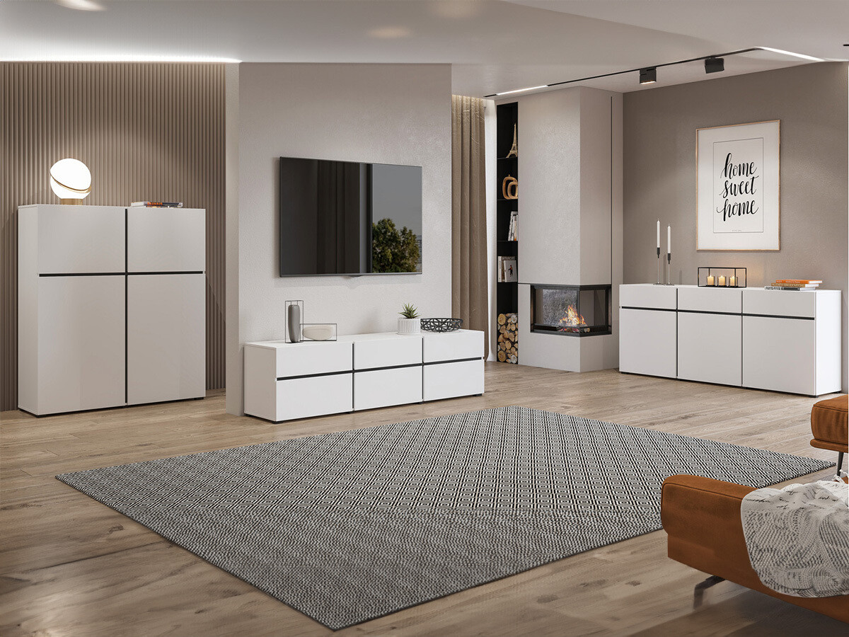 Stofusett Alfere 106 (Hvítur)