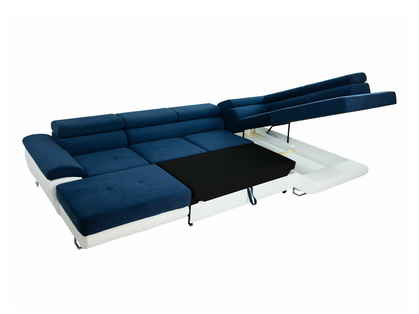 Horn­sófi Comfivo Ruta IV (Soft 017 + Uttario Velvet 2979 + Uttario Velvet 2955 St)