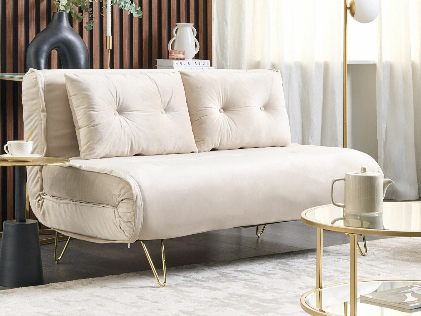 Svefnsófi Berwyn 641 (Beige)