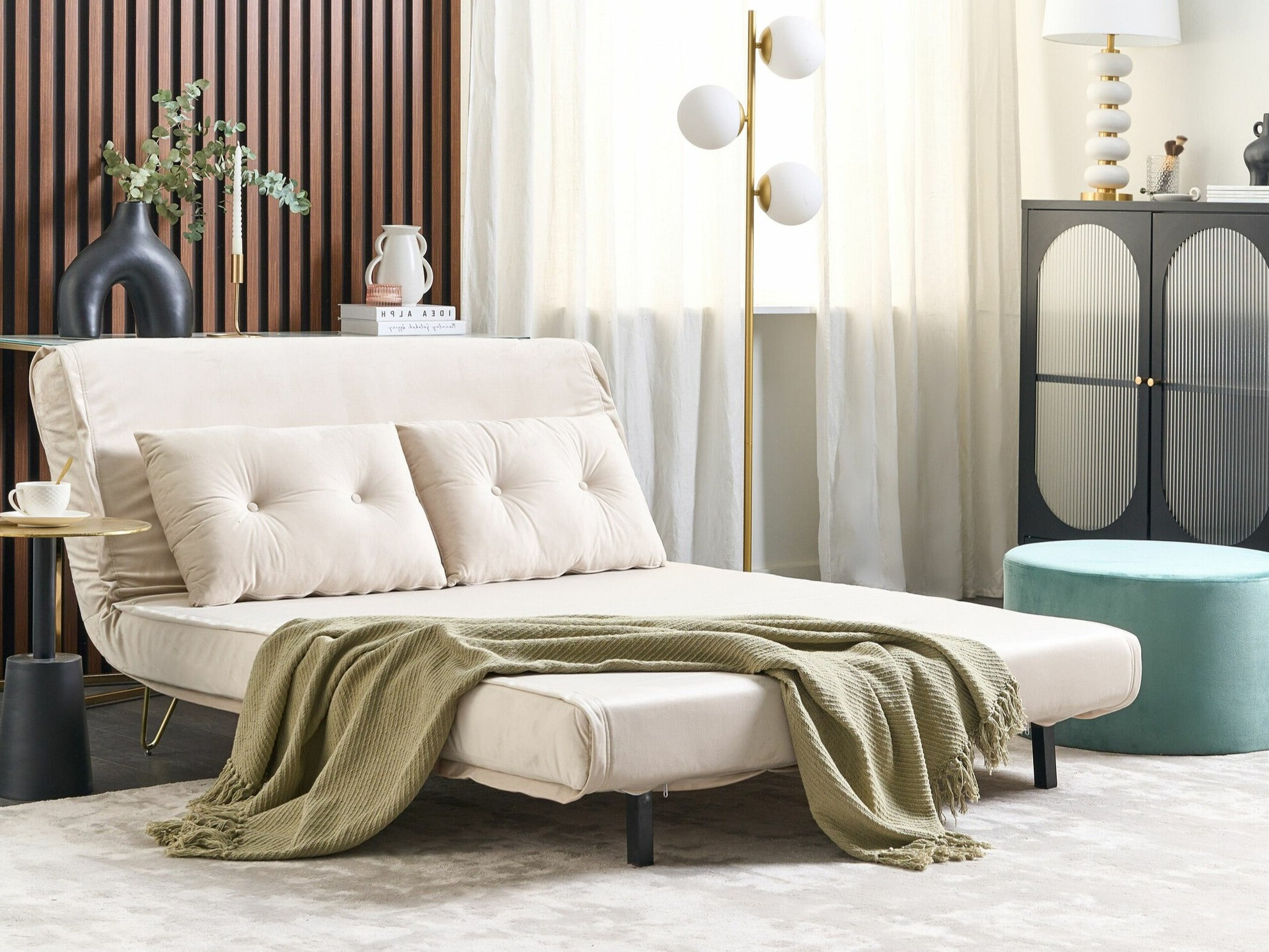 Svefnsófi Berwyn 641 (Beige)
