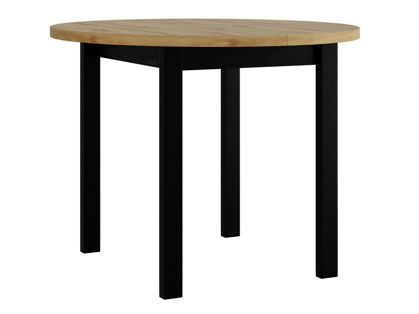 Borð Victorville 355 (Artisan-eik + Svartur)
