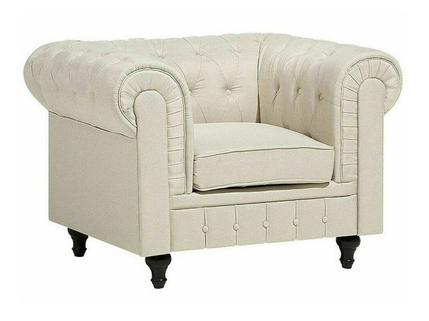 Chesterfield-hægindastóll Cirdoro 102 (Beige)