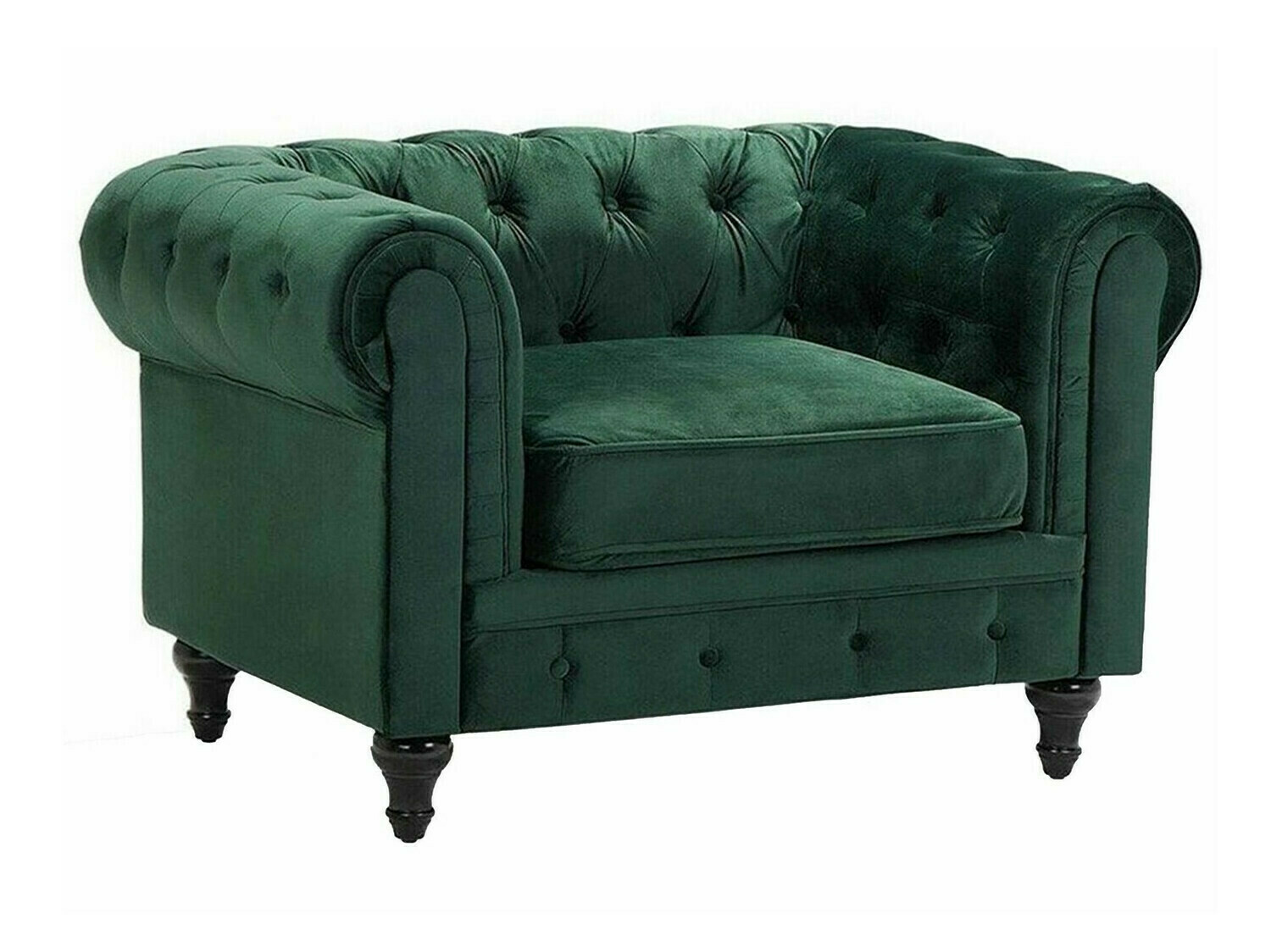 Chesterfield-hægindastóll Cirdoro 102 (Grænn)