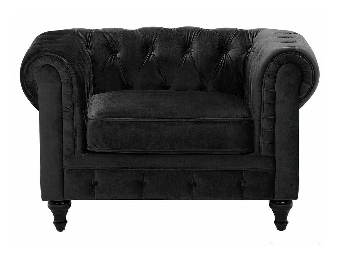 Chesterfield-hægindastóll Cirdoro 102 (Svartur)