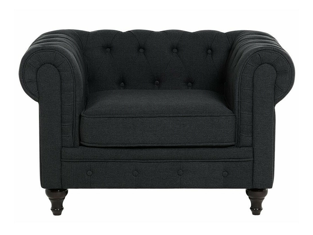 Chesterfield-hægindastóll Cirdoro 102 (Grafít)