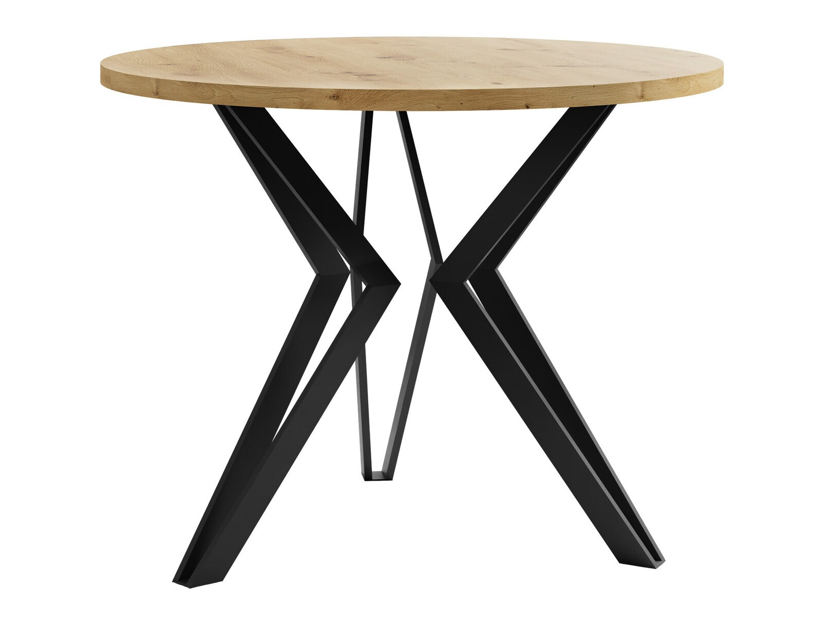 Sófaborð Dearborn 105 (Artisan-eik + Svartur)