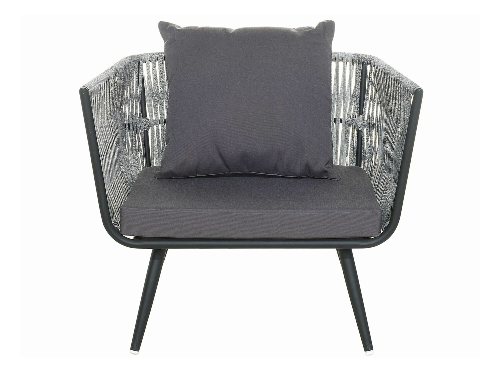 Útihúsgagnasett Berwyn 1848 (Grár + Svartur)