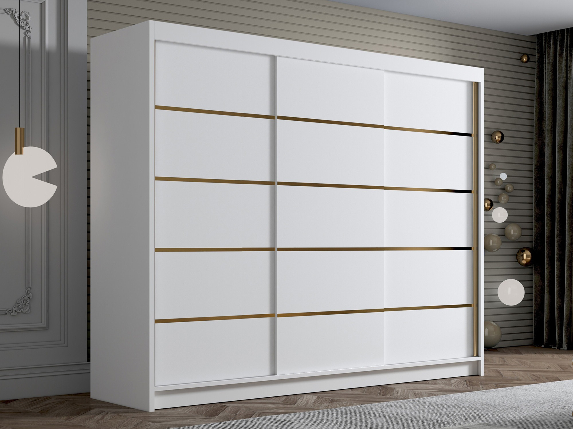 Fataskápur Closico Veltron II (Hvítur)