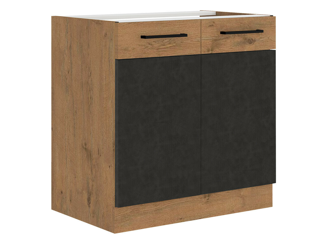 Skápaeining með hurðum Wood Grey 110