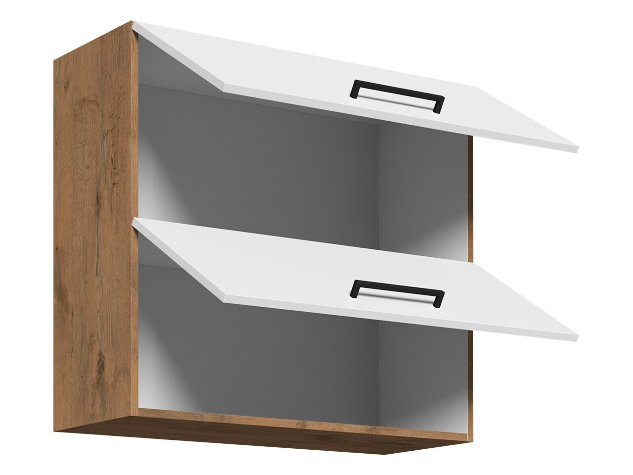 Skápaeining á vegg Wood Grey 109