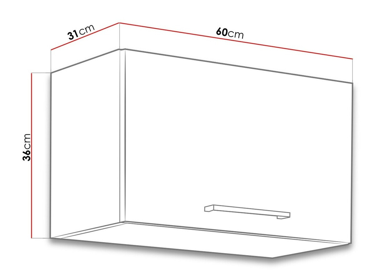 Skápaeining á vegg Wood Grey 111