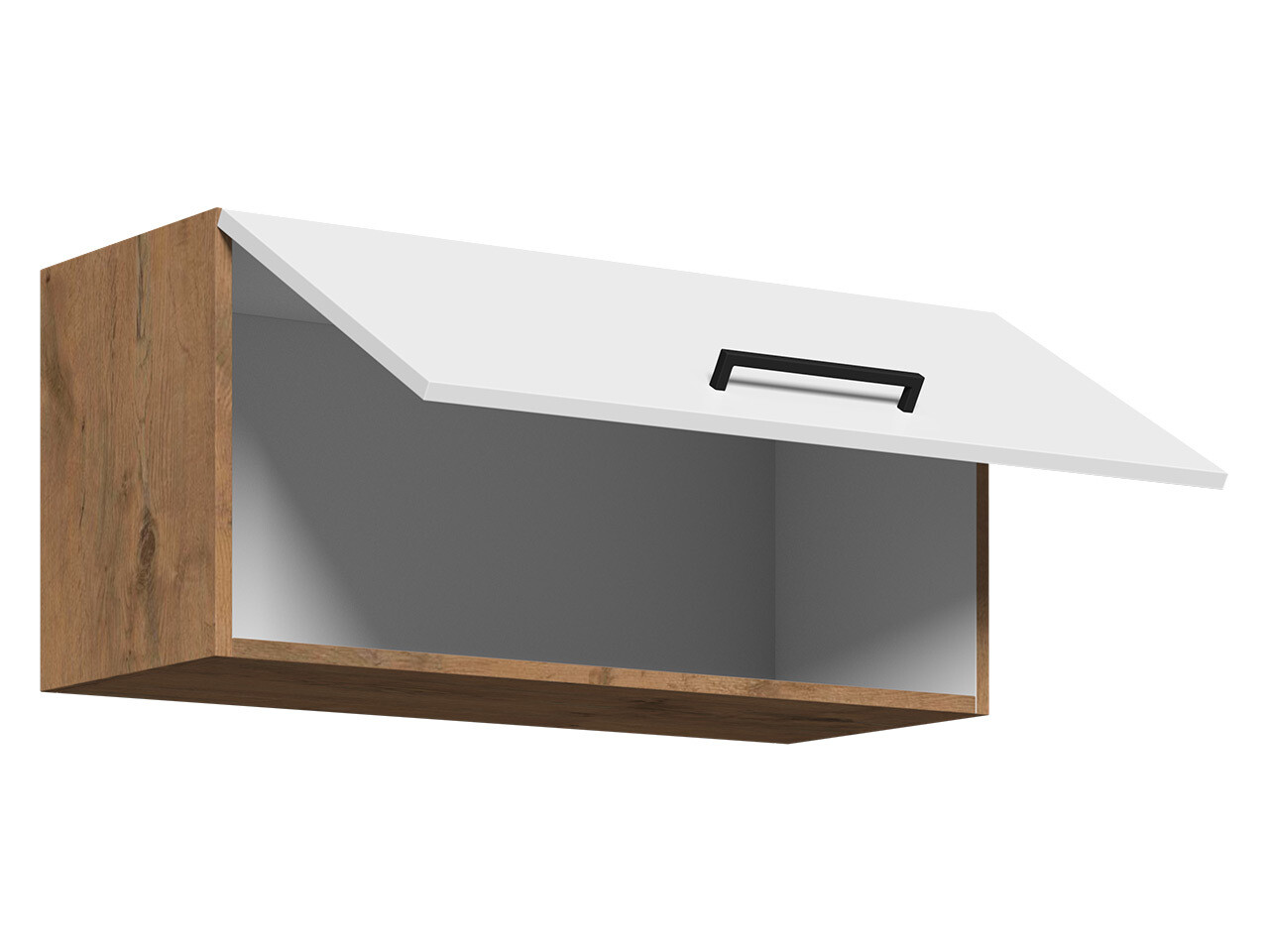 Skápaeining á vegg Wood Grey 129