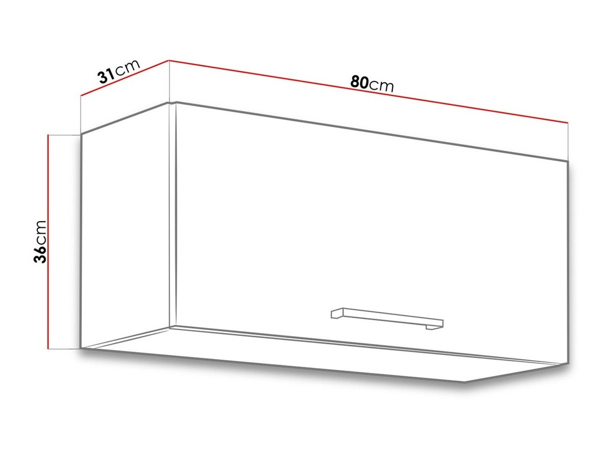 Skápaeining á vegg Wood Grey 129