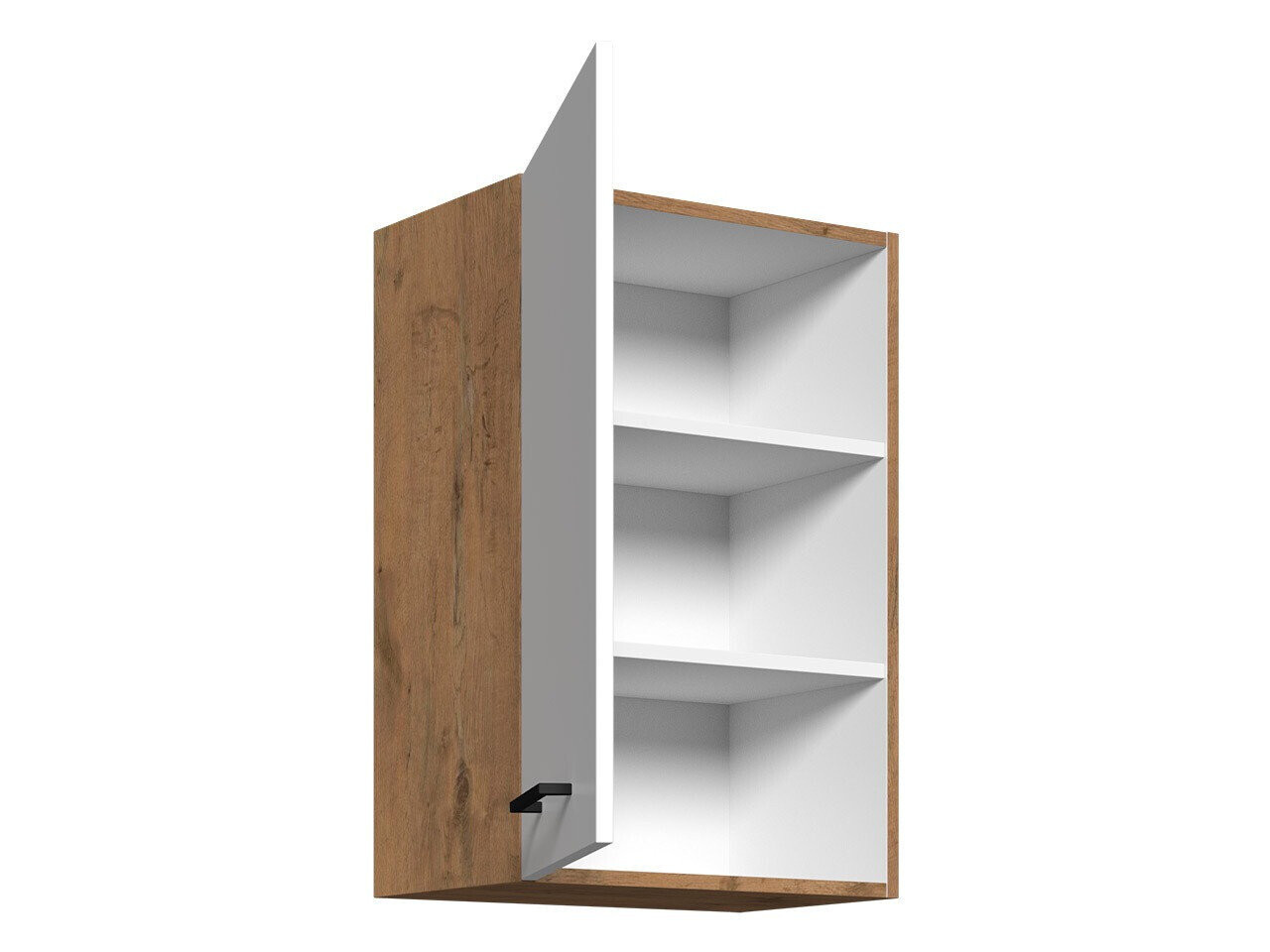 Skápaeining á vegg Wood White 101