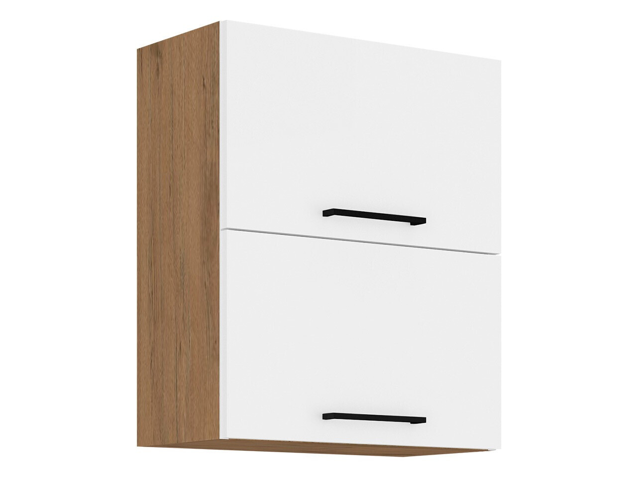 Skápaeining á vegg Wood White 132