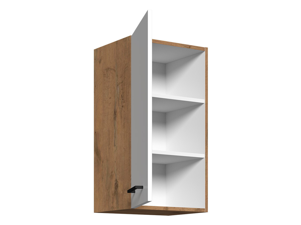 Skápaeining á vegg Wood Grey 118