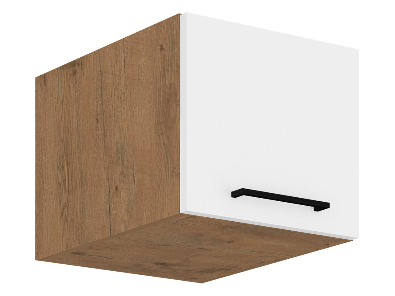 Skápaeining á vegg Wood White 130