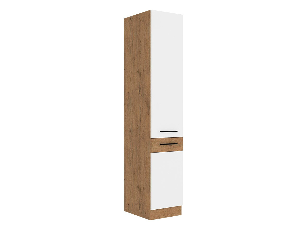 Skápaeining með hurðum Wood White 119