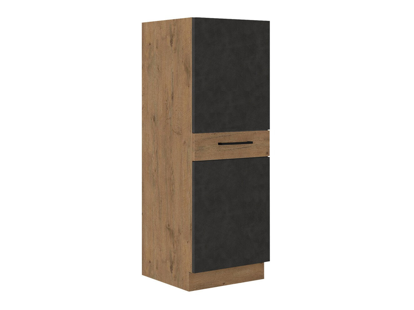 Skápaeining með skúffu og hurðum Wood Grey 100