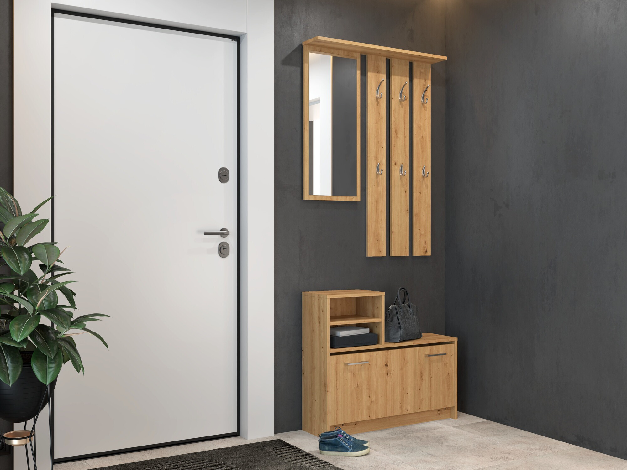 Forstofusett Mandeville 144 (Artisan-eik)