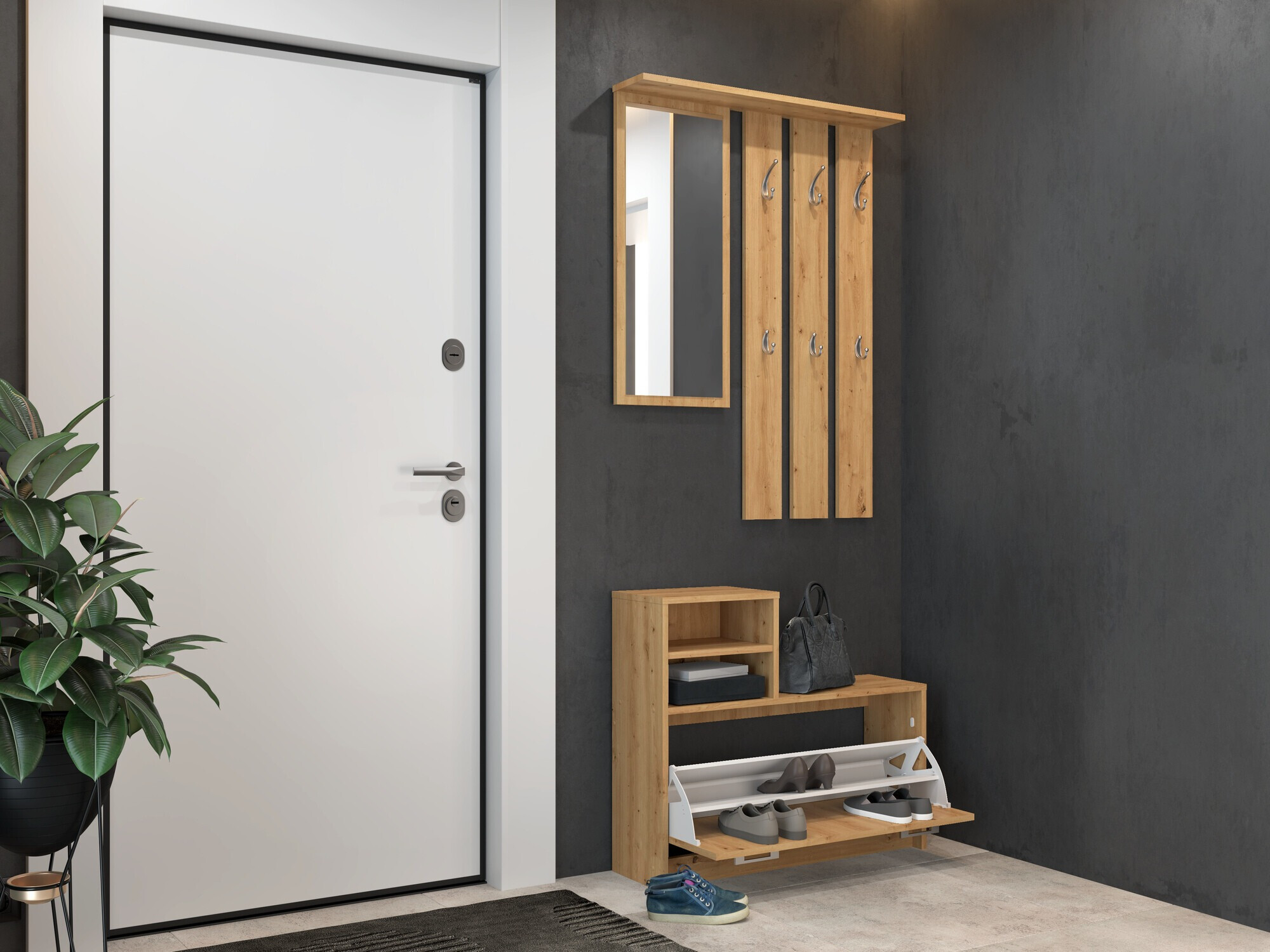 Forstofusett Mandeville 144 (Artisan-eik)