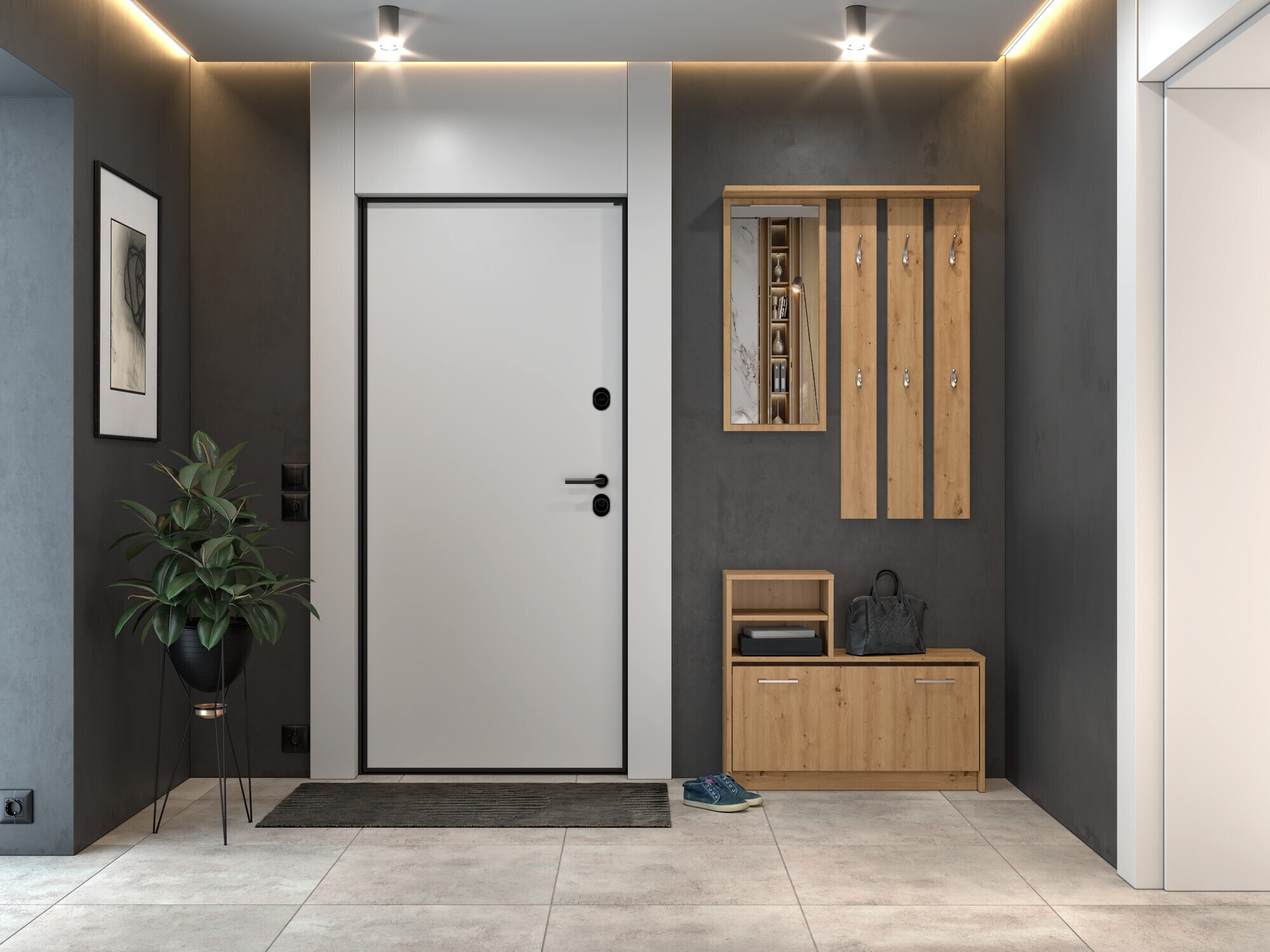Forstofusett Mandeville 144 (Artisan-eik)