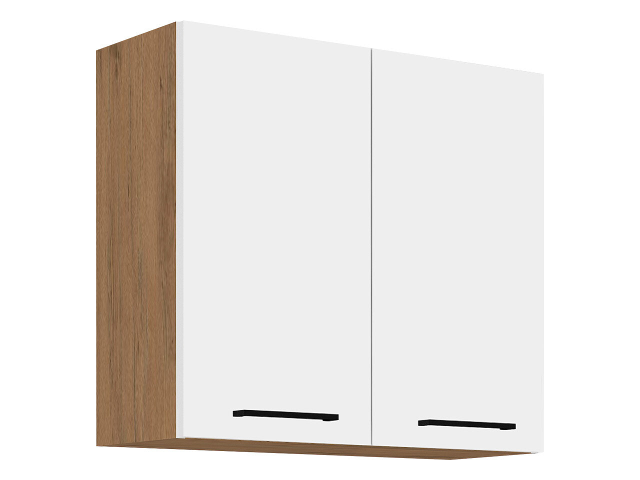 Skápaeining á vegg Wood White 121