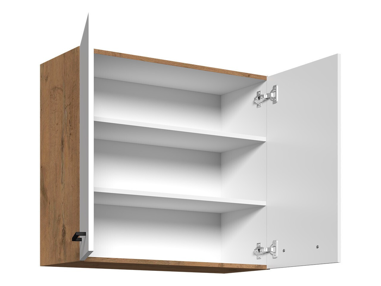 Skápaeining á vegg Wood White 121