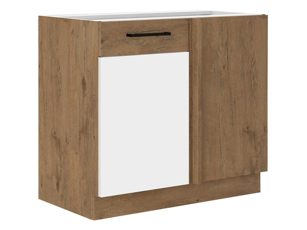 Skápaeining með hurðum Wood White 103