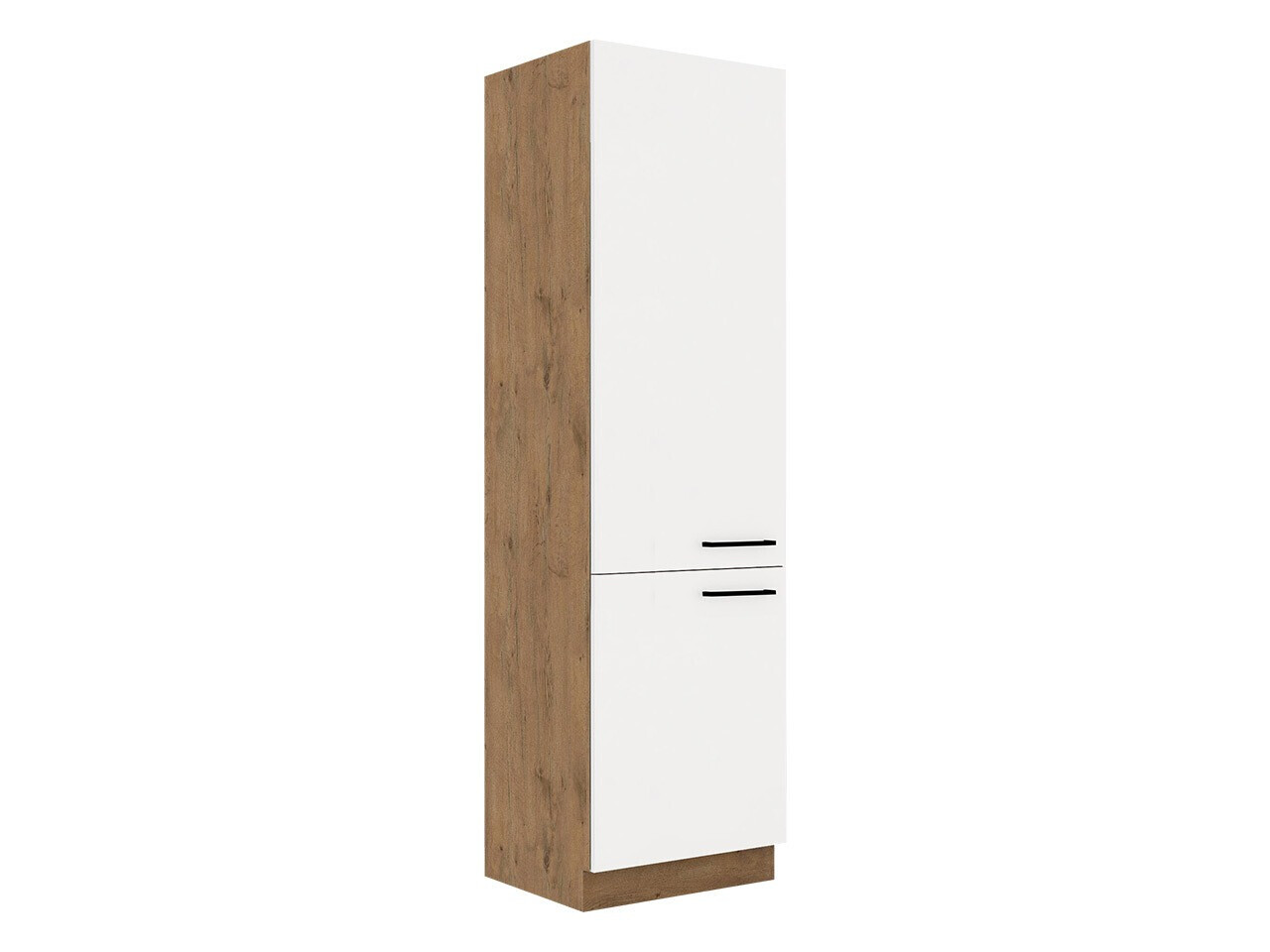 Skápaeining með hurðum Wood White 135