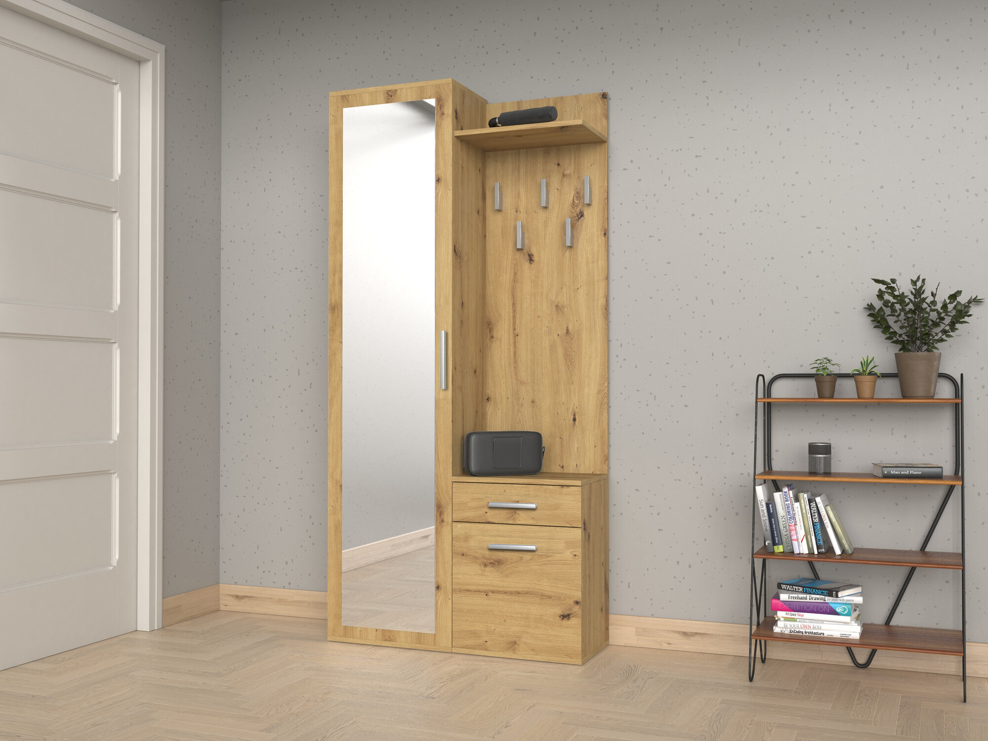 Forstofusett Mandeville 126 (Artisan-eik)