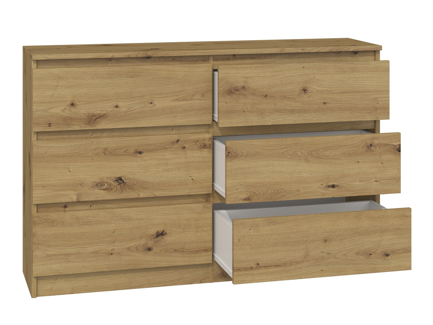 Kommóða Elbvelu 103 (Artisan-eik)