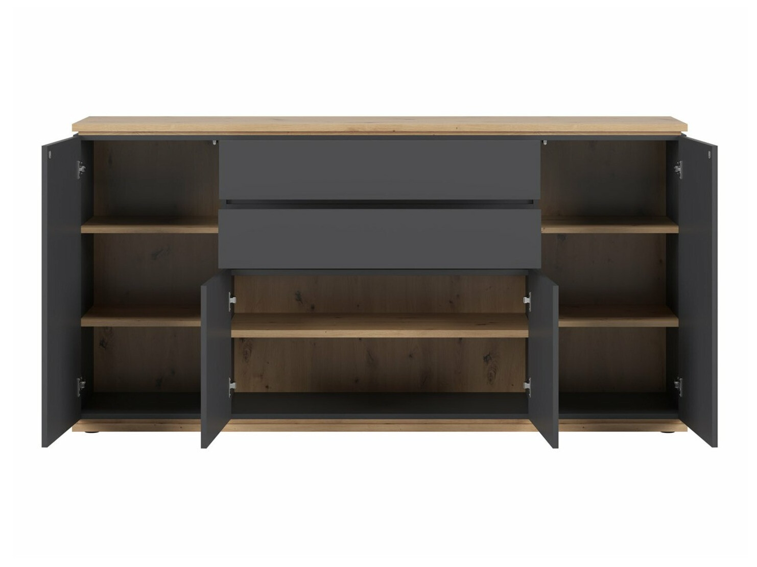 Kommóða Cirfelo 101 (Grafít + Artisan-eik)