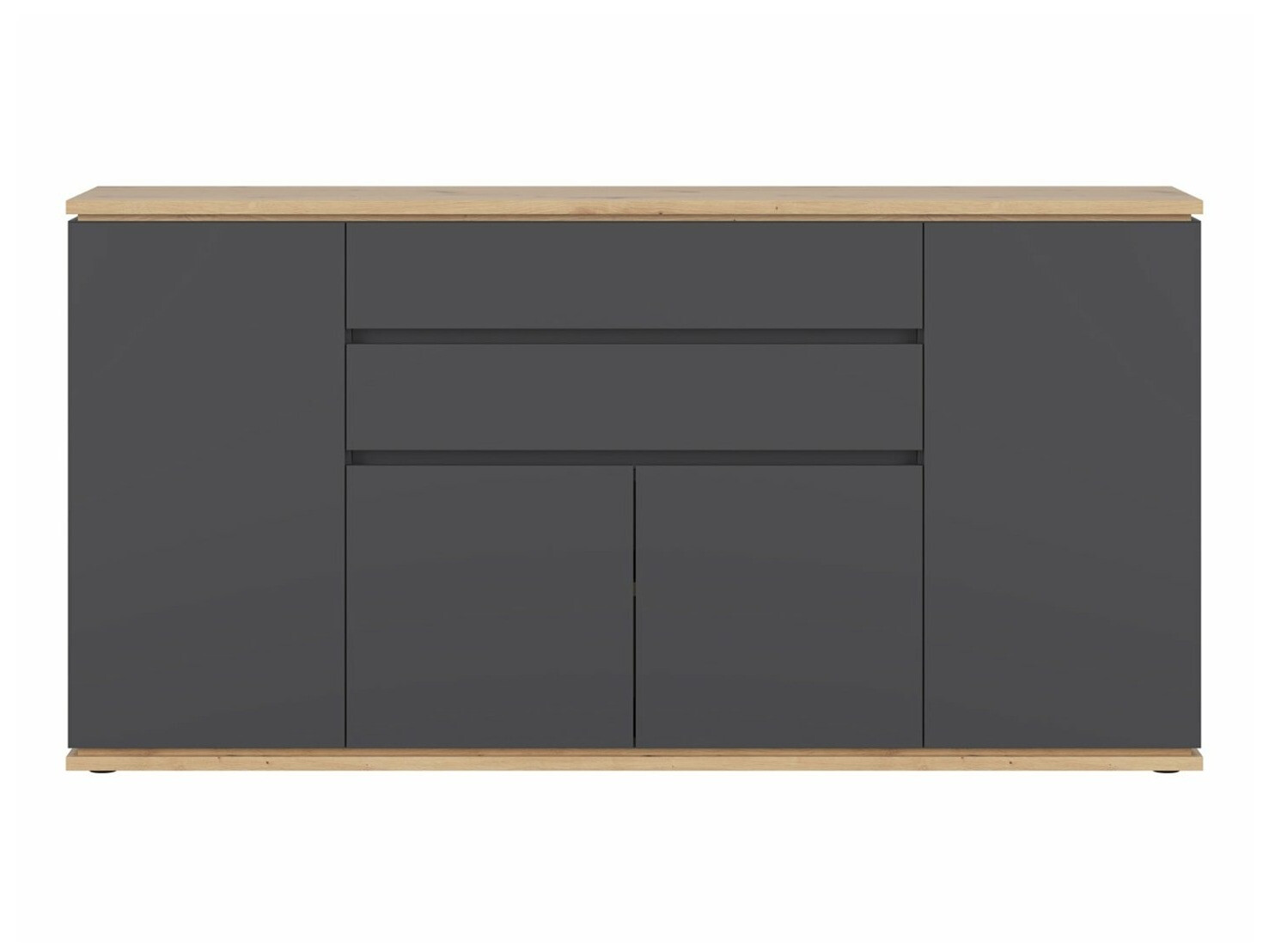 Kommóða Cirfelo 101 (Grafít + Artisan-eik)