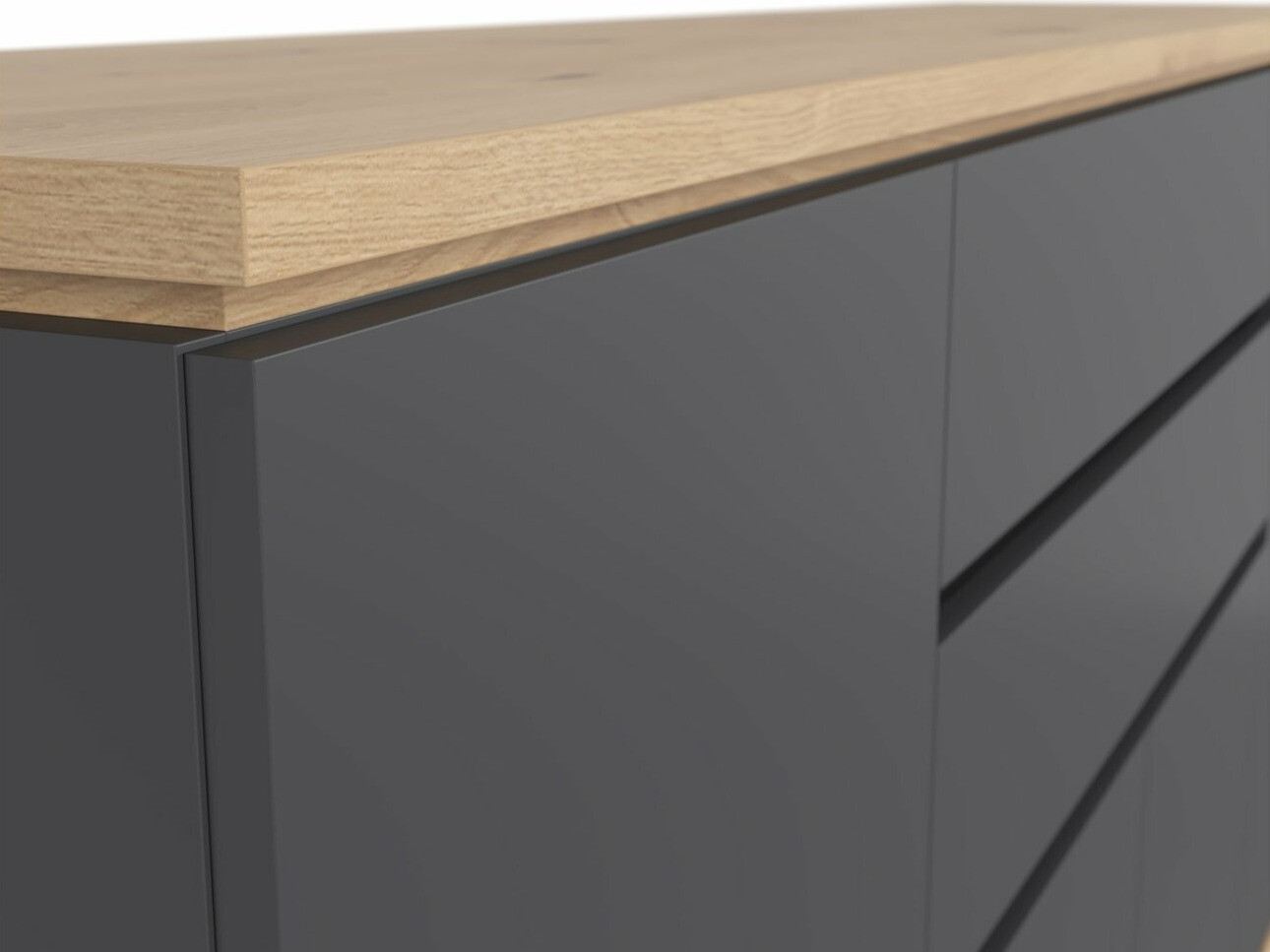 Kommóða Cirfelo 101 (Grafít + Artisan-eik)