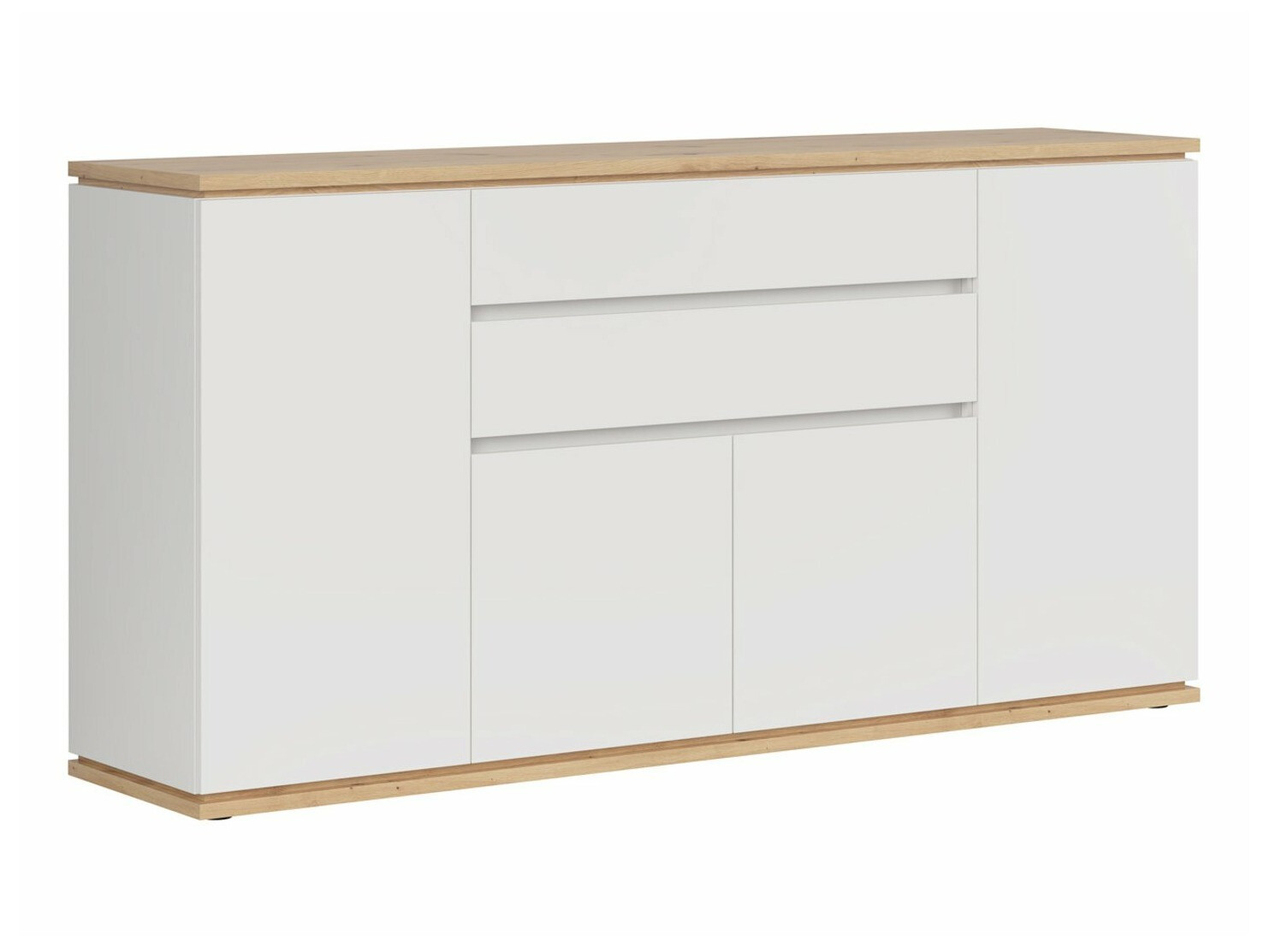 Kommóða Cirfelo 101 (Hvítur + Artisan-eik)