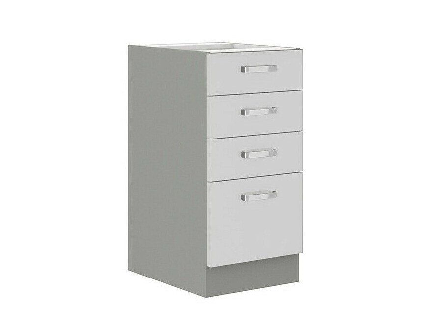 Skápaeining með skúffum Multi White 122