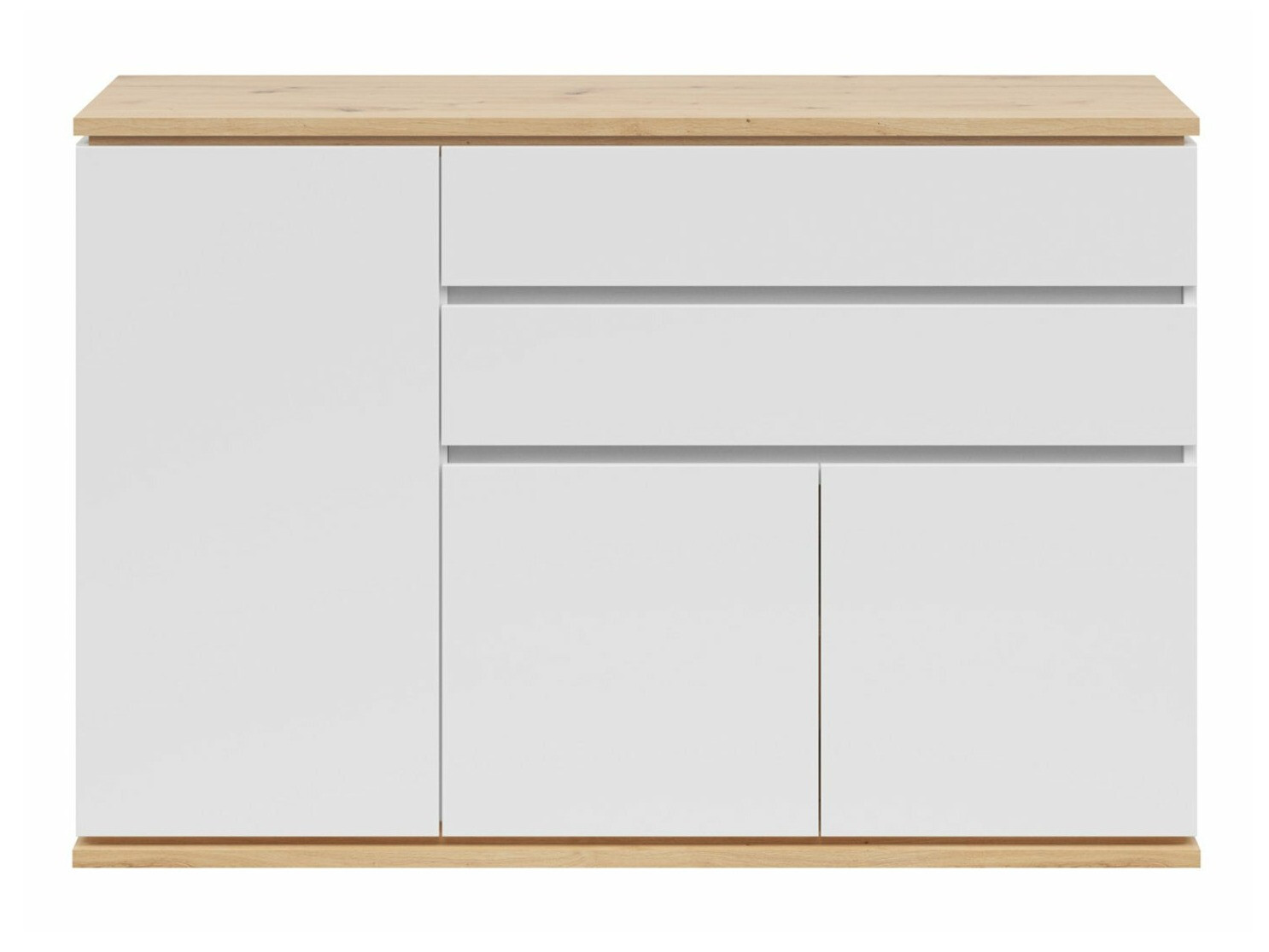 Kommóða Cirfelo 102 (Hvítur + Artisan-eik)