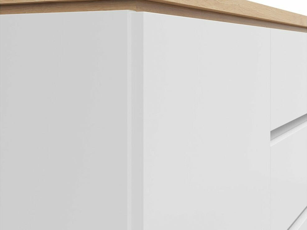 Kommóða Cirfelo 102 (Hvítur + Artisan-eik)