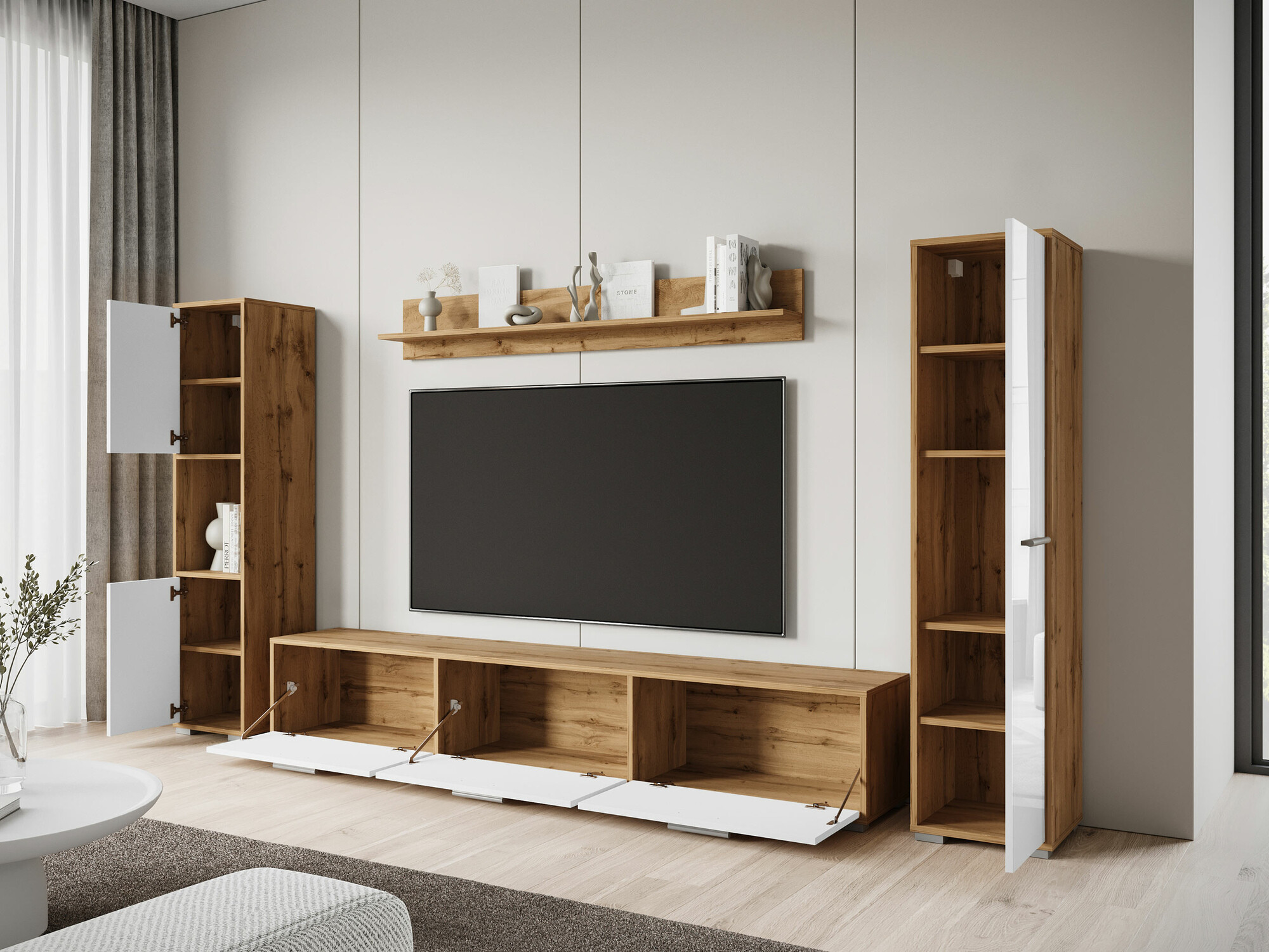 Stofusett Sarasota 175 (Svartur + Wotan-eik)
