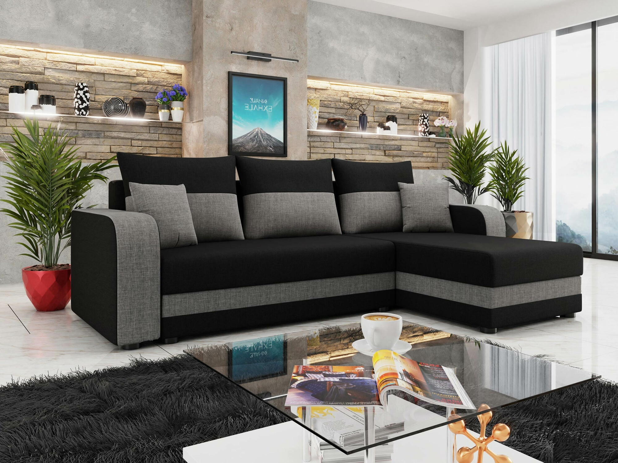 Horn­sófi Memphis 112 (Lux 23 + Lux 05)