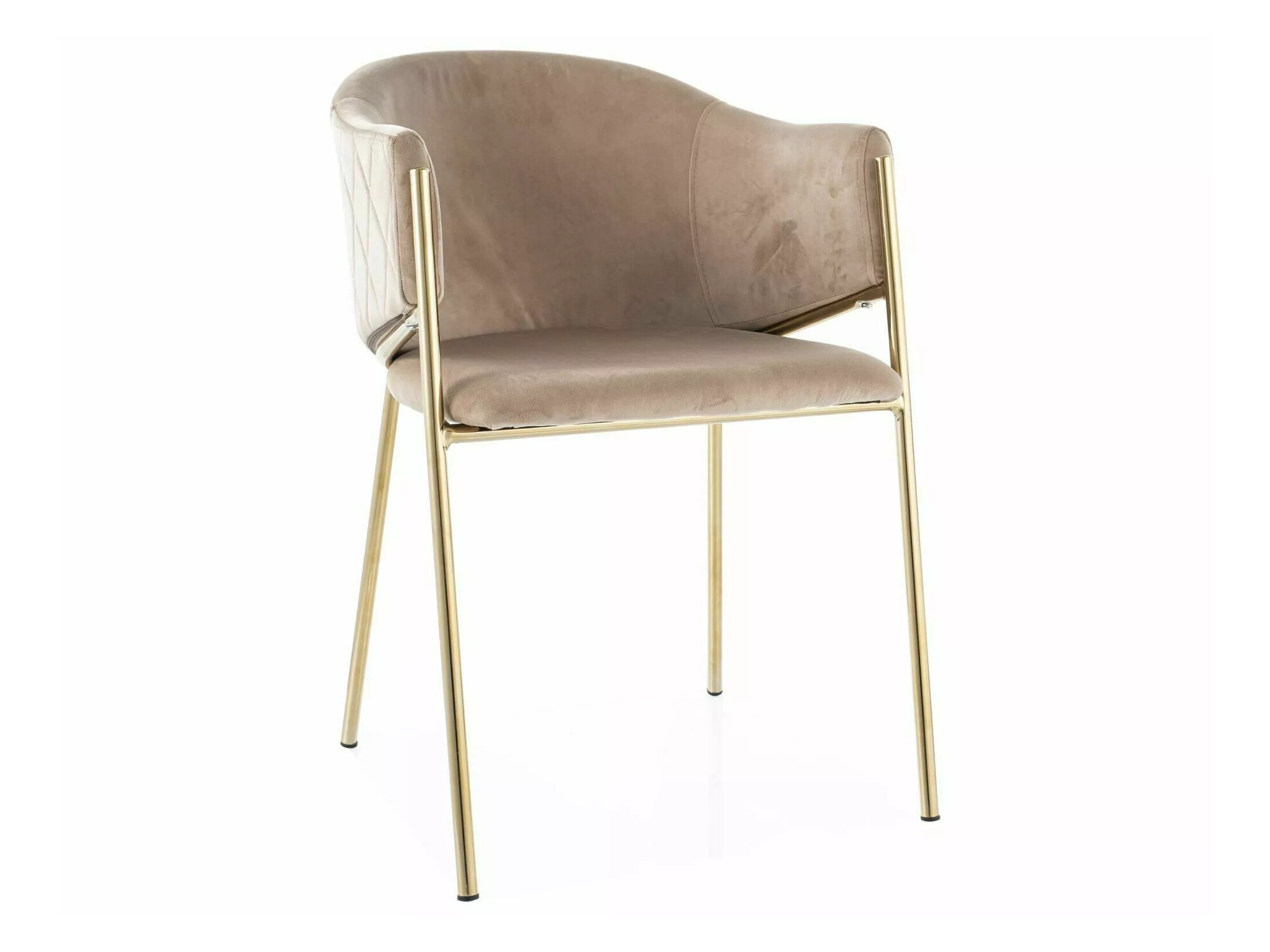 Stóll Detroit 329 (Beige + Gylltur)