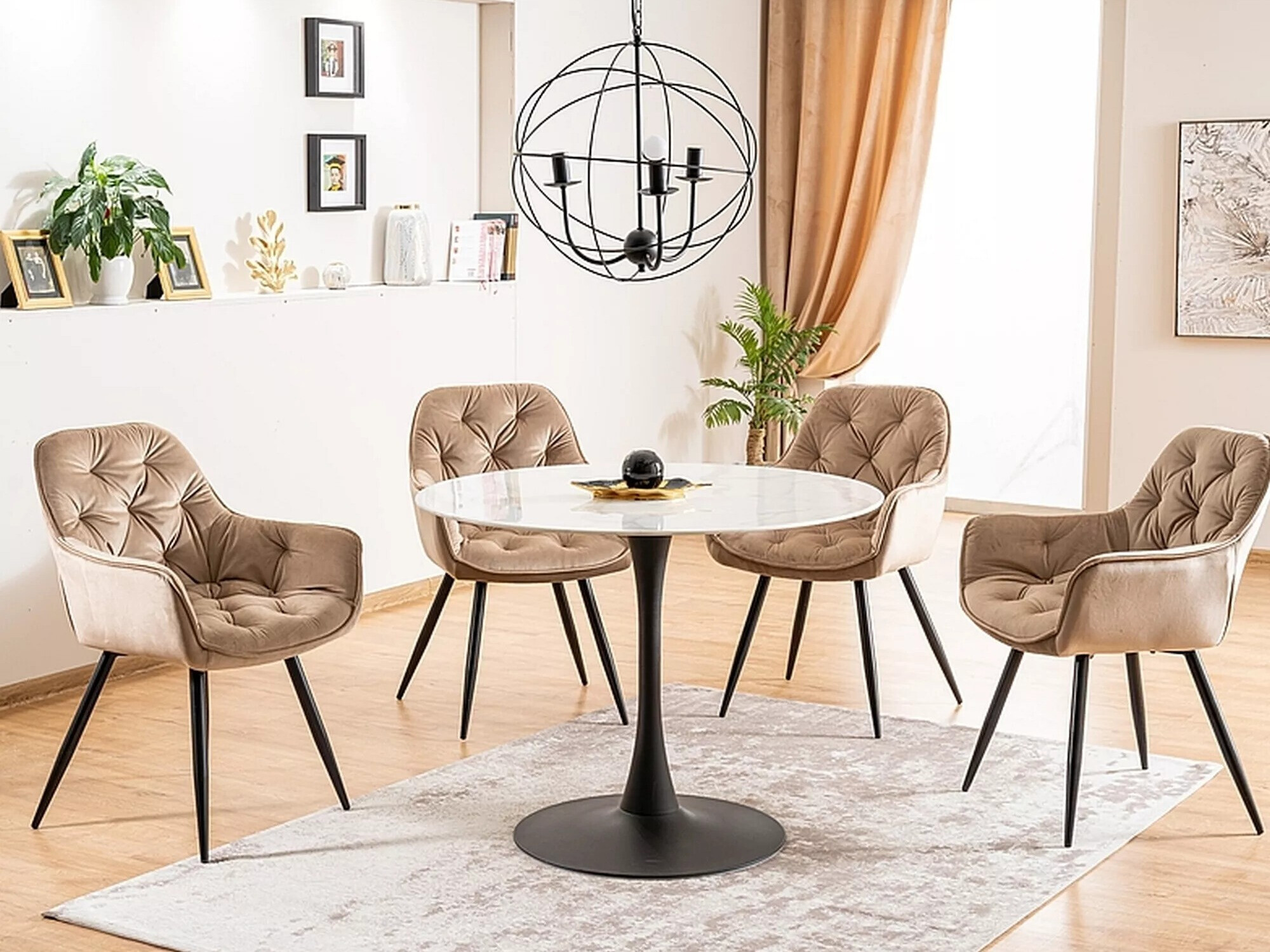 Stóll Detroit 354 (Beige)