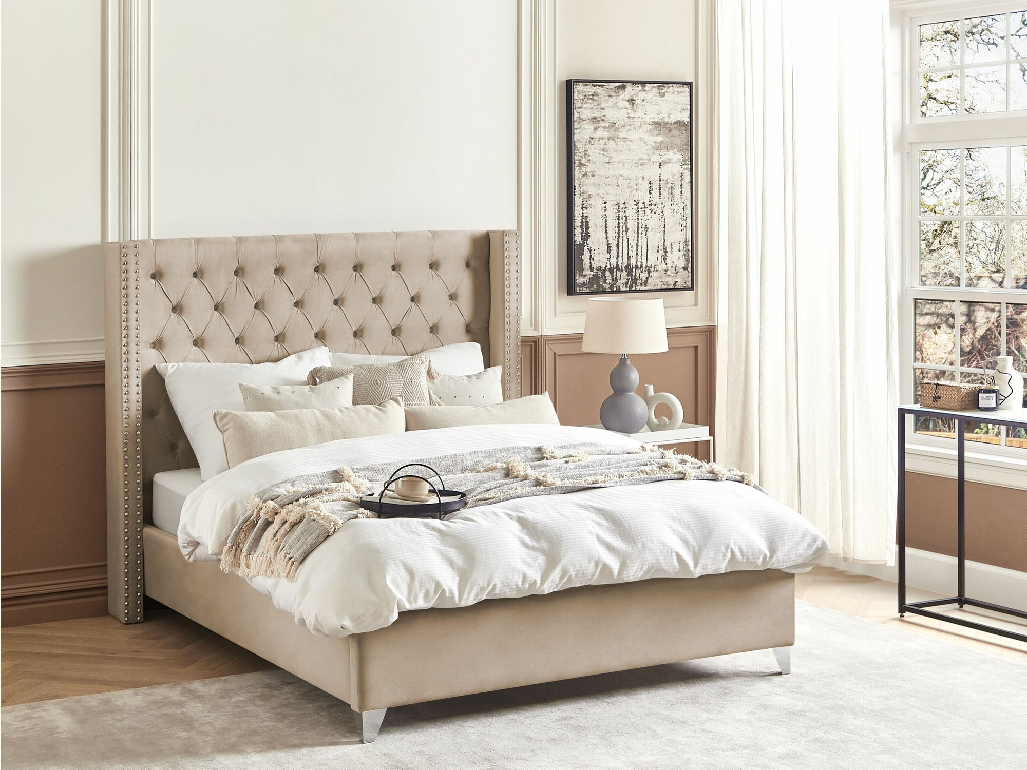 Rúm Berwyn 587 (Beige)