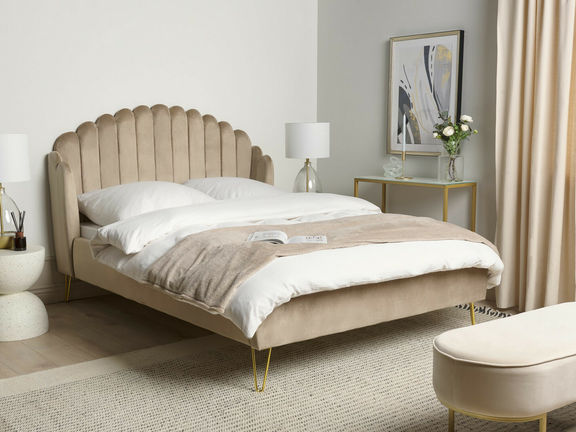 Rúm Berwyn 264 (Taupe)
