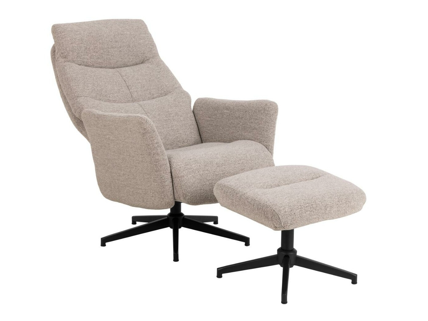 Stillanlegur hægindastóll Norsica 804 (Beige)