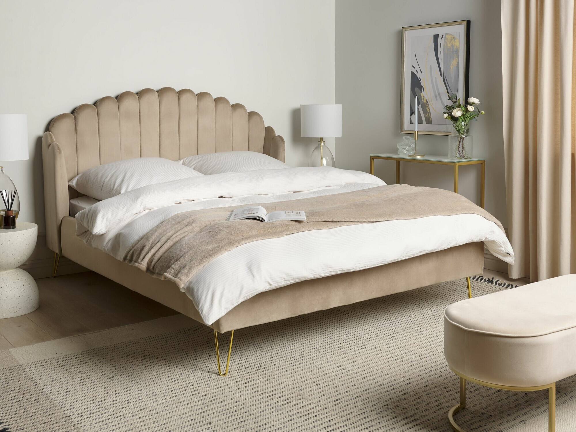 Rúm Berwyn 264 (Taupe)