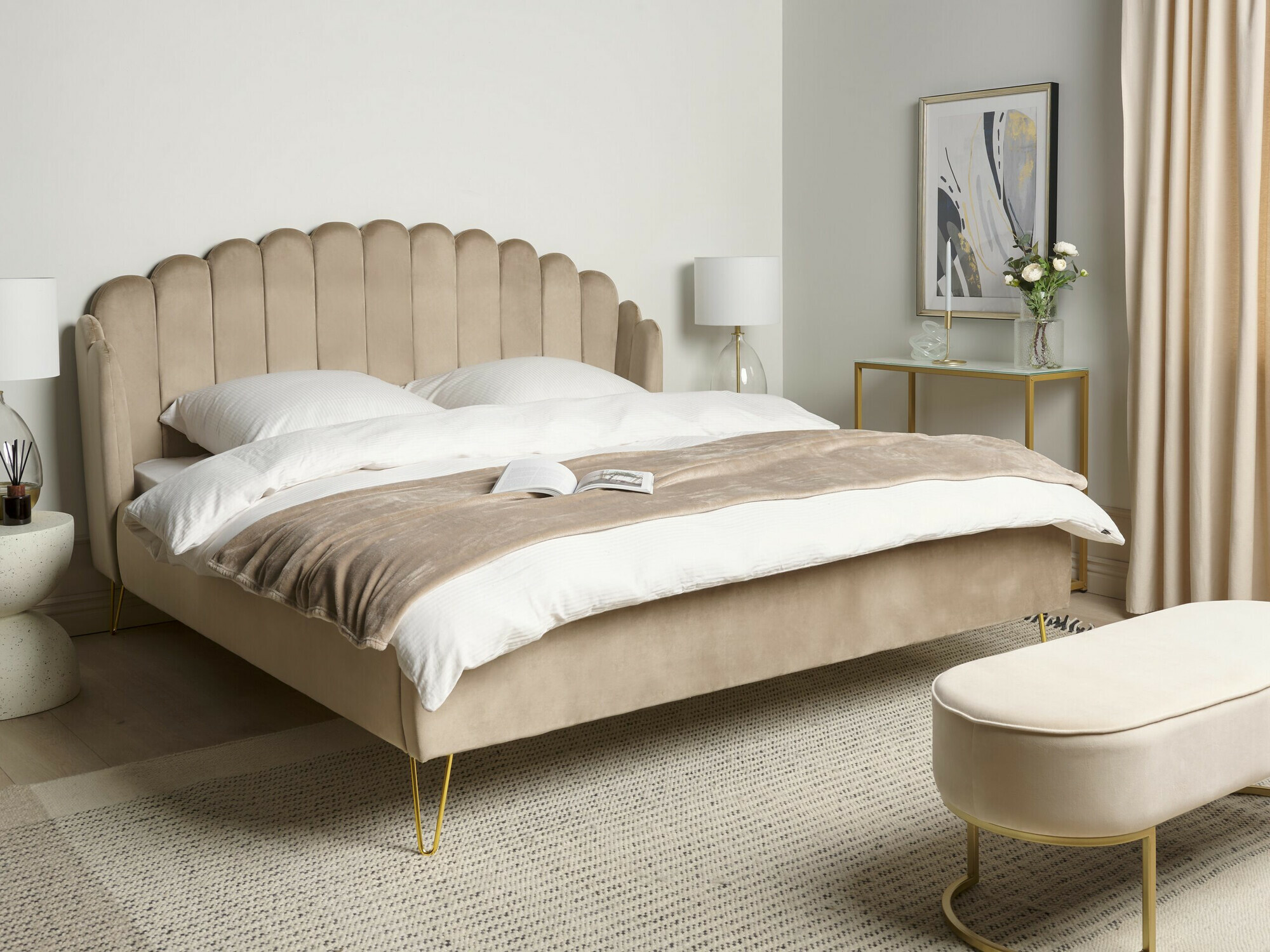 Rúm Berwyn 264 (Taupe)